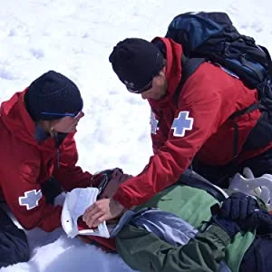 Dixie EMS First Responder Fully Stocked Trauma First Aid Kit   Orange - EMT IN SNOW