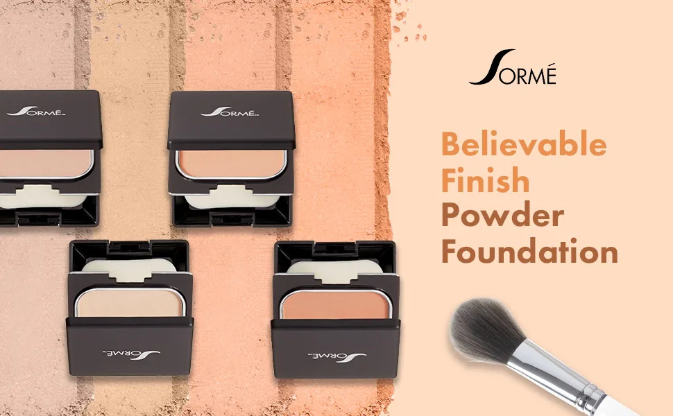 Sorme Cosmetics Believable Finish Mineral Powder Foundation (Various Colors) Natural Buff - Banner1
