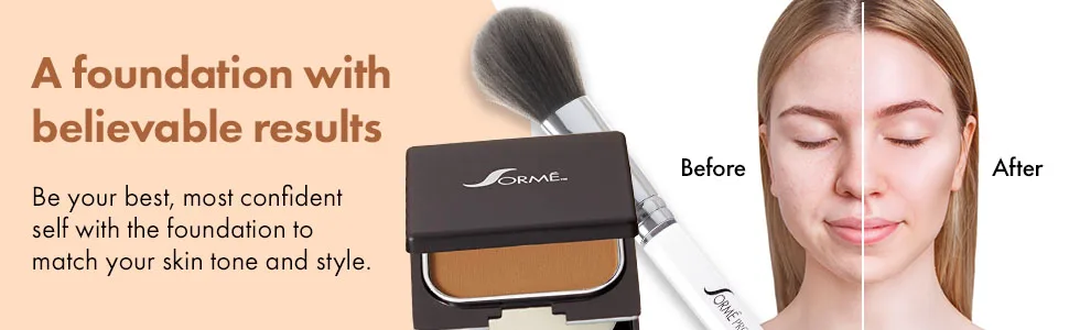 Sorme Cosmetics Believable Finish Mineral Powder Foundation (Various Colors) Natural Buff - Banner5