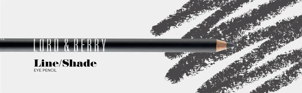Lord & Berry LINE/SHADE Long Lasting Waterproof Blendable Wooden Eyeliner Makeup Pencil Dark Black - product information 3