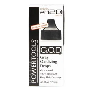 GOD  The Original Gray Oxidizing Drops | Guaranteed Authentic Original Formula l Mix Directly Into Formula For Guaranteed Grey Coverage 1 Fl Oz. - G.O.D