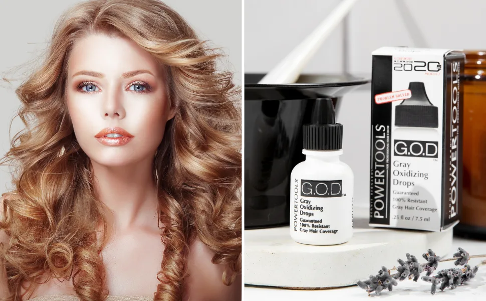 GOD  The Original Gray Oxidizing Drops | Guaranteed Authentic Original Formula l Mix Directly Into Formula For Guaranteed Grey Coverage 1 Fl Oz. - Gray Oxidizing Drops