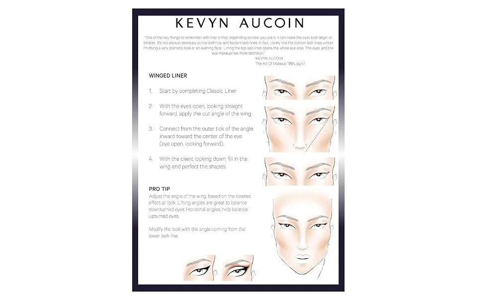 Kevyn Aucoin The Precision Liquid Liner  Black: Easy use with a glide-on felt tip eyeliner. Ultrafine precise applicator for sharp lines. Light to heavy application. Smudge-proof. All day long wear. - Cat eyeliner, Natural eyeliner, Black eyeliner, Brown eyeliner, Colored eyeliner, Blue eyeliner