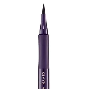 Kevyn Aucoin The Precision Liquid Liner  Black: Easy use with a glide-on felt tip eyeliner. Ultrafine precise applicator for sharp lines. Light to heavy application. Smudge-proof. All day long wear. - Smudge-proof eyeliner, Long-lasting eyeliner, Matte eyeliner, Shimmer eyeliner, Winged eyeliner