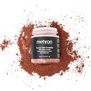 Mehron Texas Dirt Special Effects Makeup Powder (0.75 oz)  Medium - texas dirt specialty powder
