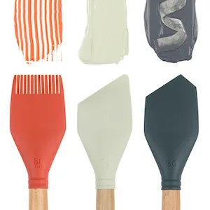 Princeton Catalyst Tools  Art Supplies for Texturizing and Moving Paint  Wedge- White - Tools