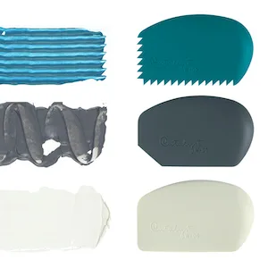 Princeton Catalyst Tools  Art Supplies for Texturizing and Moving Paint  Wedge- White - Wedges