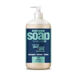 Everyone for Every Body 3-in-1 Soap for Man  Cedar and Citrus  32 Ounce - Sage Verbana