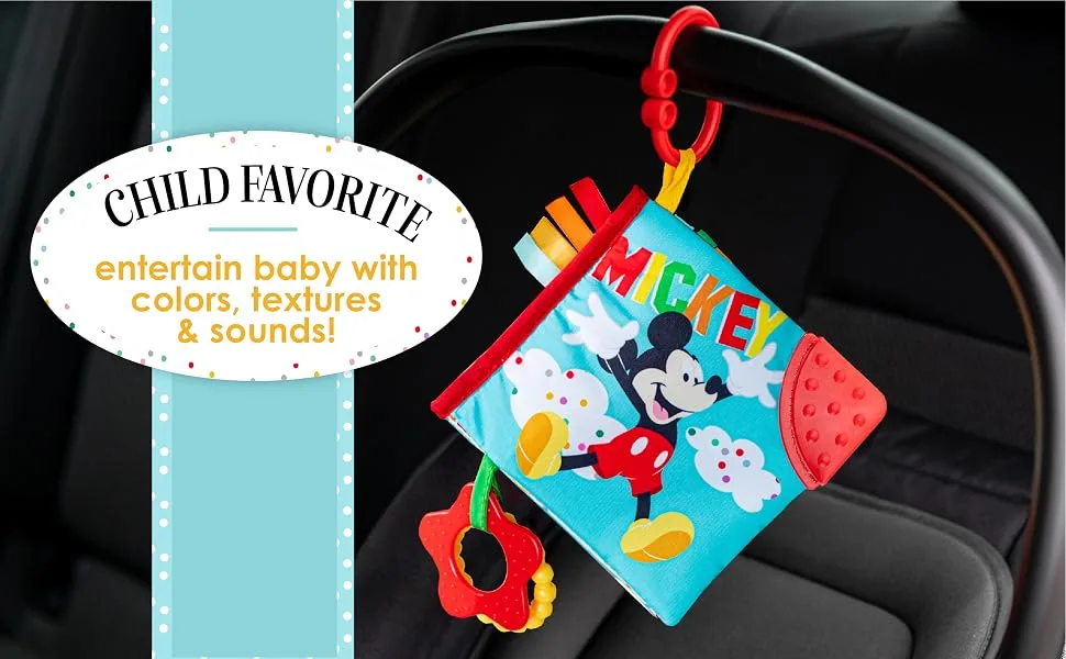 KIDS PREFERRED Mickey Mouse at The Park Soft Book for Babies (79255) - Child Favorite