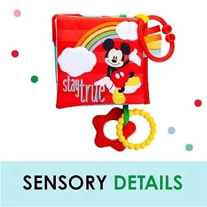 KIDS PREFERRED Mickey Mouse at The Park Soft Book for Babies (79255) - Mickey Mouse Softbook