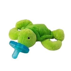 WubbaNub Infant Pacifier - Turtle - WubbaNub green Turtle plush pacifier