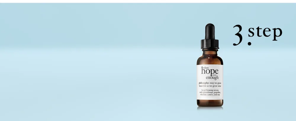 philosophy when hope is not enough - facial firming serum  1 oz - serum
