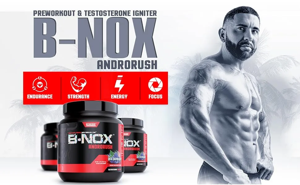 Betancourt Nutrition B-Nox Androrush - pre-workout and testosterone booster