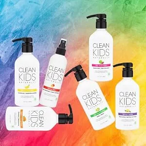 Clean Kids Naturally Wild Watermelon Bubble Bath  16oz - Clean Kids Shampoo