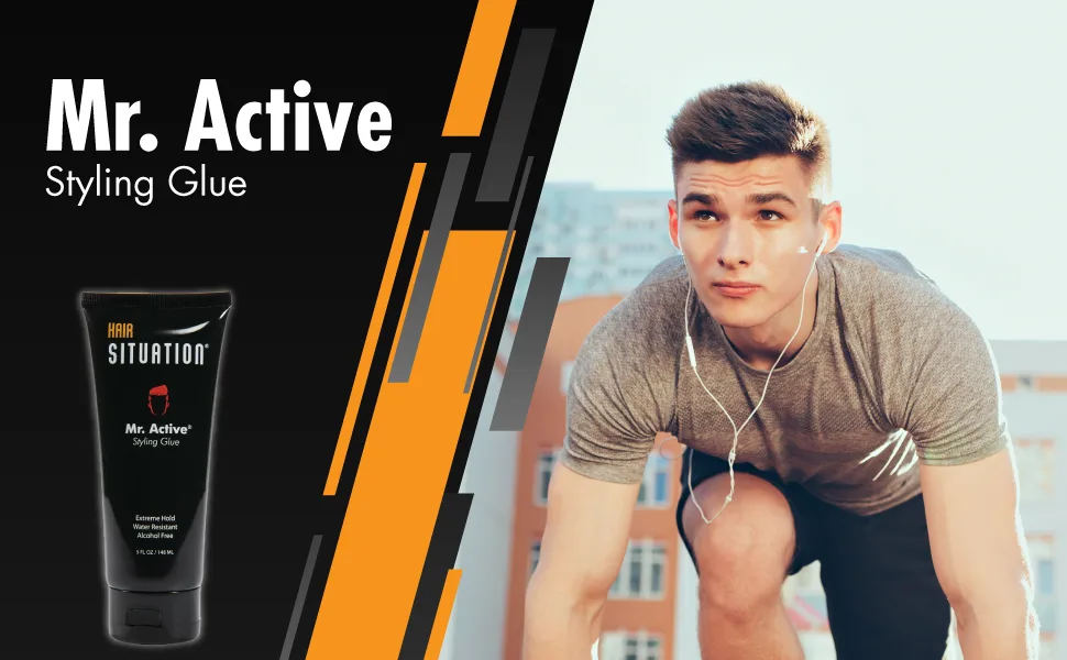Mr. Active Hair Gel Glue Extreme Strong Hold - Mr Active 1