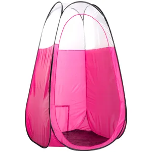 Pink Spray Tanning Tent Pop Up Portable Booth with Carry Bag - pop up tent