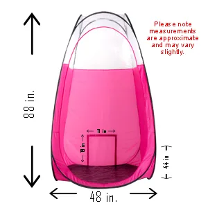 Pink Spray Tanning Tent Pop Up Portable Booth with Carry Bag - Tanning tent