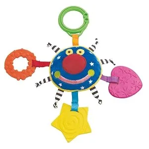Manhattan Toy Whoozit Orbit Teether Soft Activity and Travel Toy - plush bear toy;knitted toy;toy kitted;gift;gifts;presents;toy gift;gift toy;plush gift