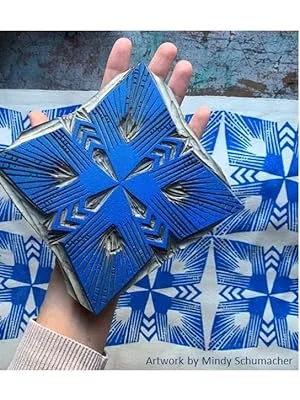 Speedball Fabric Block Printing Ink  Transparent Extender  2.5-Ounce Tube Trans Extender Base - block printing ink, relief ink, fabric ink, fabric block printing, linoleum, speedball