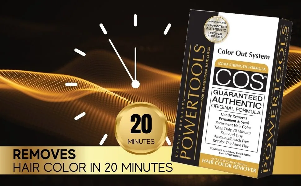 COS  The Original Color Out System | Guaranteed Authentic Original Formula l Safely Remove Semi & Permanent Hair Color | Ammonia Free - remove hair color in 20 minutes
