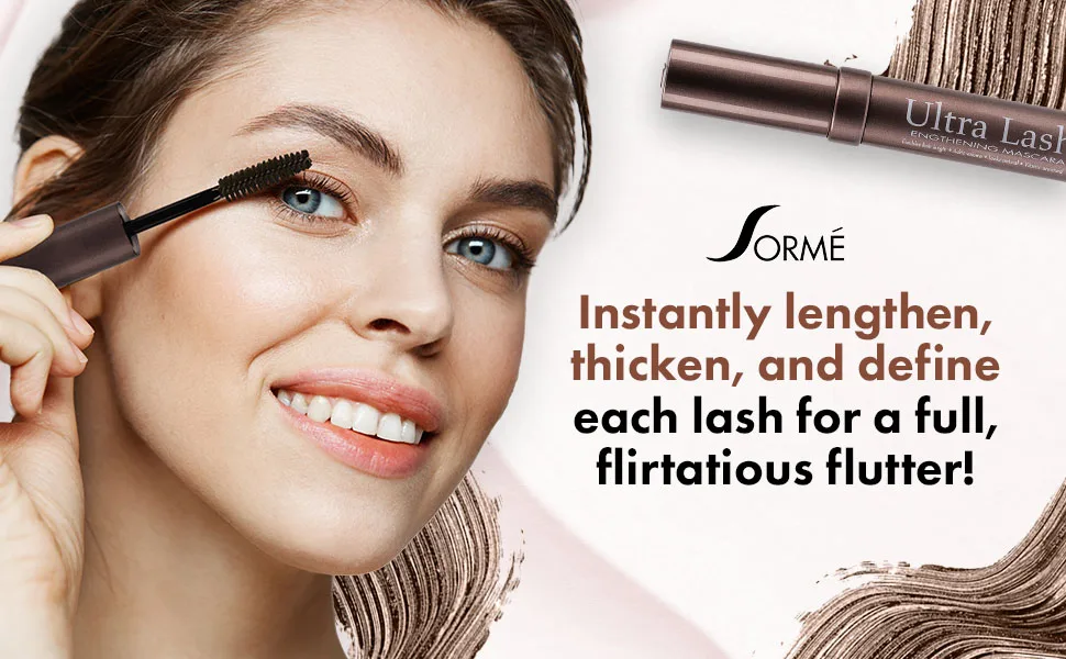 Sorme Cosmetics Ultra Lash Natural  Healing Age-Defying Mascara Dark Brown - Banner1