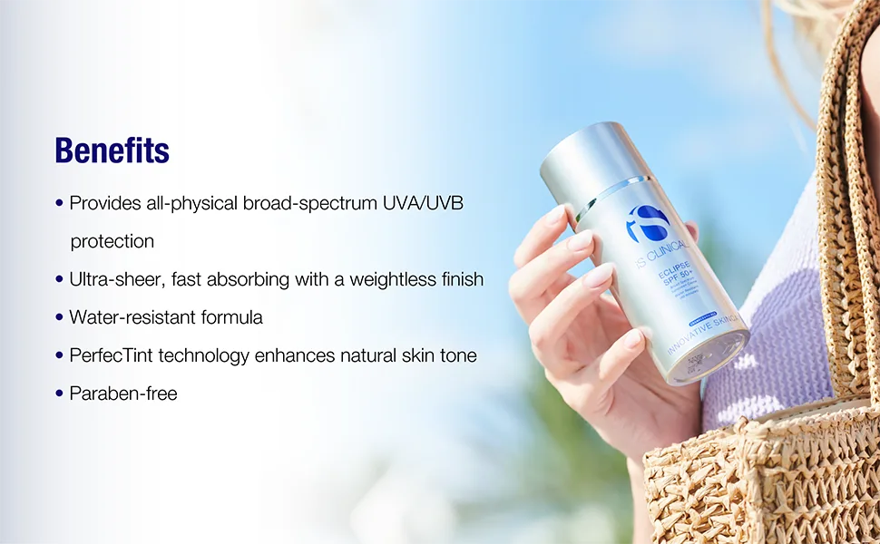 iS CLINICAL Eclipse SPF 50 Plus Perfectint Sunscreen  Beige - spf face