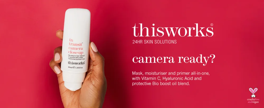 thisworks in transit camera close-up: a Mask  Moisturizer & Primer in One  40ml | 1.35 fl oz - in transit camera close up thisworks