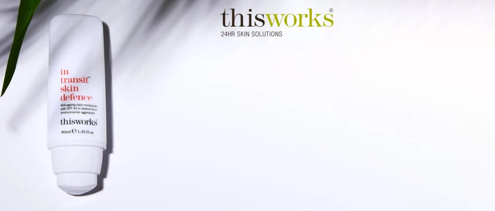 thisworks in transit camera close-up: a Mask  Moisturizer & Primer in One  40ml | 1.35 fl oz - thisworks
