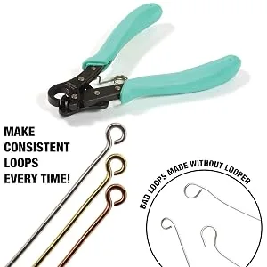 Beadsmith Vintaj One Step Looper Tool Copper - consistent loops