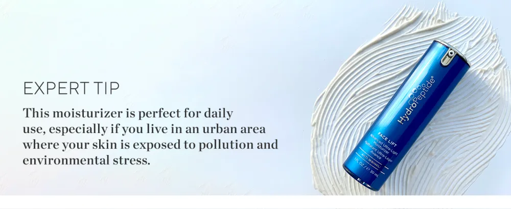 HydroPeptide Face Lift  Advanced Ultra-Light Moisturizer  Balances Hydration and Age-Preventing  1 Ounce - expert tip