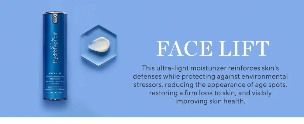 HydroPeptide Face Lift  Advanced Ultra-Light Moisturizer  Balances Hydration and Age-Preventing  1 Ounce - Face Lift