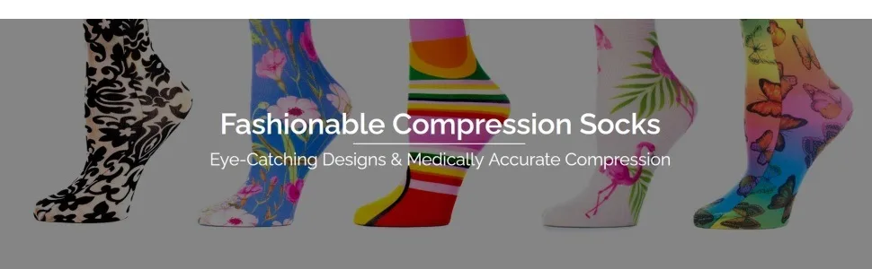 Celeste Stein Therapeutic Compression Socks  Midnight Lace  8-15 mmhg  .6 Ounce Midnight Lace 0.6 Ounce - product information 5