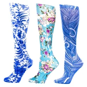 Celeste Stein Therapeutic Compression Socks  Midnight Lace  8-15 mmhg  .6 Ounce Midnight Lace 0.6 Ounce - product information 8