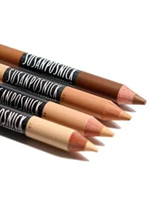 SUSAN POSNICK COSMETICS  COLORCORRECT: (C1/Light) Highlighter Contour Corrector 2 Color Concealer Stick/Cruelty Free/Healthy Natural Makeup US - Clean concealer, natural makeup