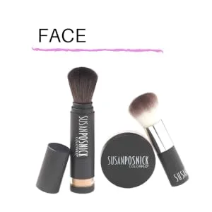 SUSAN POSNICK COSMETICS  COLORCORRECT: (C1/Light) Highlighter Contour Corrector 2 Color Concealer Stick/Cruelty Free/Healthy Natural Makeup US - susan posnick cosmetics beauty indie natural healthy eyeliner eyeshadow blush lipstick mascara skin