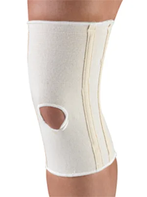 CHAMPION Knee Brace Flexible Stays Knit Elastic  White  Large White Large - Champion Ankle Support 0072 C7