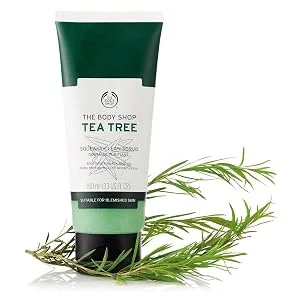 The Body Shop Tea Tree Squeaky-Clean Exfoliating Face Scrub  3.3 Fl Oz (Vegan) - product information 1