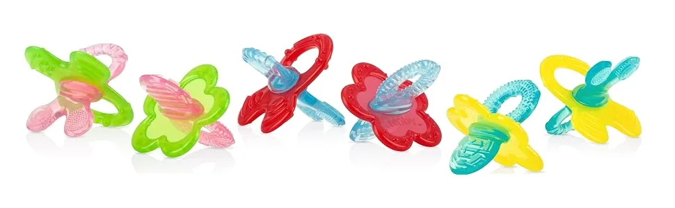 Nuby Chewbies Silicone Teether  Colors May Vary - product information 1