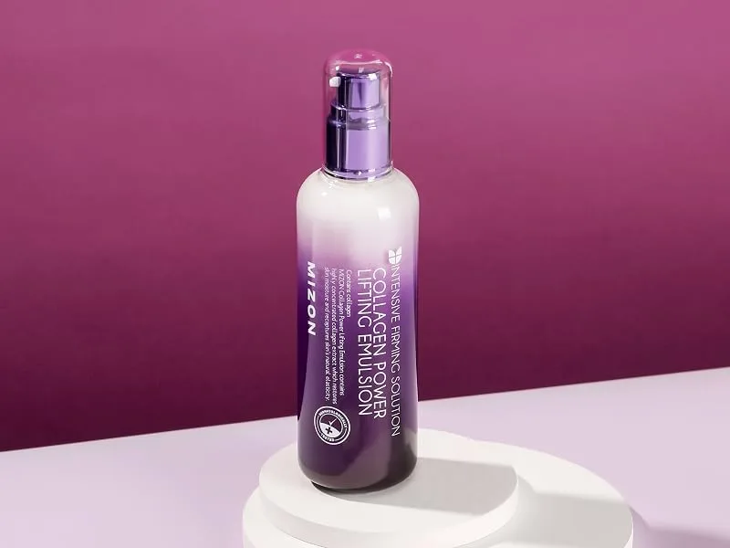 MIZON Collagen Line  Collagen Power Lifting Emulsion  High Moisture  High Elasticity  Anti-Wrinkle Care  Face Moisturizer  (120ml 4.06 fl oz) - collagen emulsion