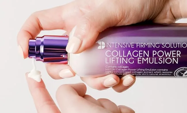 MIZON Collagen Line  Collagen Power Lifting Emulsion  High Moisture  High Elasticity  Anti-Wrinkle Care  Face Moisturizer  (120ml 4.06 fl oz) - collagen emulsion 4