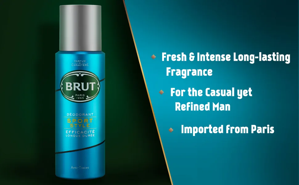Brut Sport Style Men's 6.7-ounce Deodorant Spray - product information 2