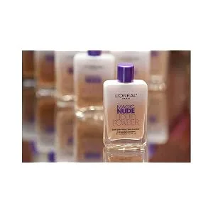 L'Oreal Paris Magic Nude Liquid Powder Bare Skin Perfecting Makeup SPF 18  Sand Beige  0.91 Ounces - product information 1
