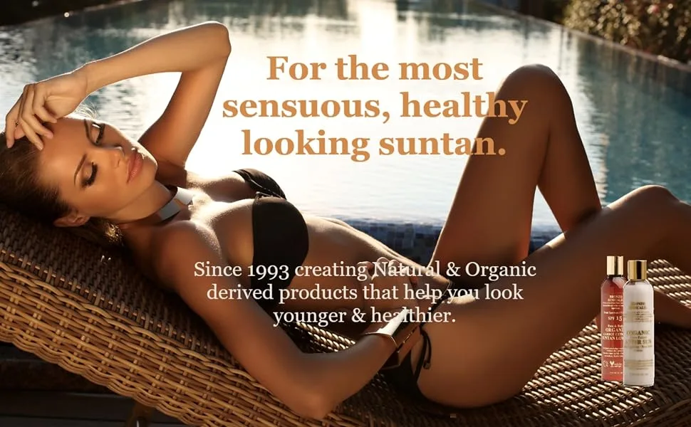 Bronzo Sensuale After Sun and Sun Tan Extender Organic Carrot Lotion 8.5 Ounces - tanning, organic, carrot
