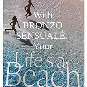 Bronzo Sensuale SPF 4 Sunscreen Deep Golden Tanning Organic Carrot Lotion 8.5 Ounces - life, beach, tanning, organic, carrot