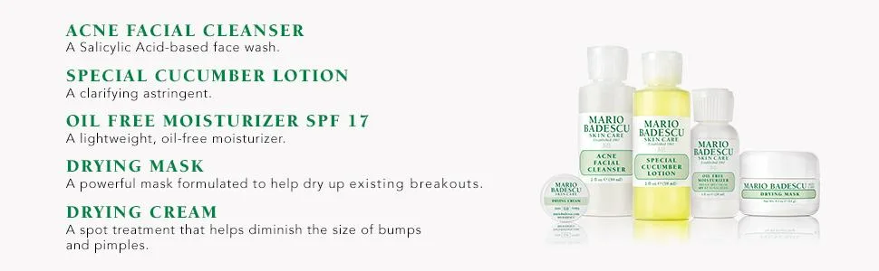 Mario Badescu Acne Starter/Control/Repair Kit - product information 15