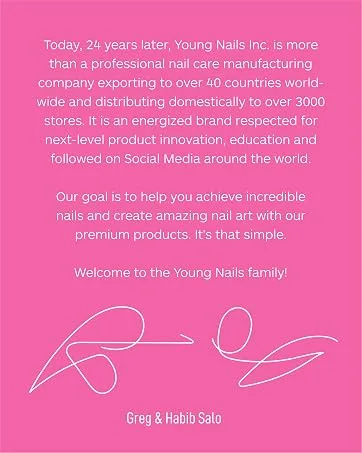 Young Nails False Nail Tips  Natural - Professional Nail Care - Our Goal - Product Innovation - Premium Products - Nail Art