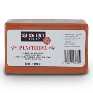Sargent Art Plastilina Modeling Clay  White  5 Pound  Non-Hardening  Long Lasting & Non-Toxic  Great for Kids  Beginners  and Artists - product information 4