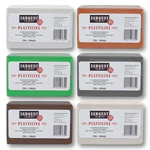 Sargent Art Plastilina Modeling Clay  White  5 Pound  Non-Hardening  Long Lasting & Non-Toxic  Great for Kids  Beginners  and Artists - product information 5