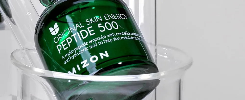 MIZON Peptide 500 Ampoule  Anti-wrinkle  Safe Formula  Moisturizing (1.01 fl oz 30ml) - PEPTIDE 500