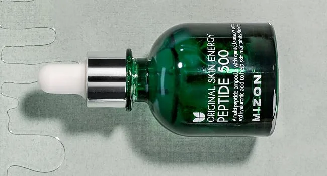MIZON Peptide 500 Ampoule  Anti-wrinkle  Safe Formula  Moisturizing (1.01 fl oz 30ml) - PEPTIDE 500